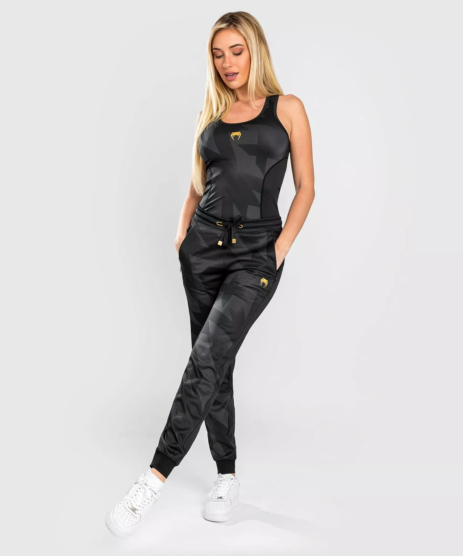 Pantalon De Jogging Venum Razor - Pour Femmes - Noir/Or 4 Pantalon De Jogging Venum Razor - Pour Femmes - Noir/Or – Image 2