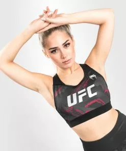 Brassière De Sport Femme UFC Venum Authentic Fight Week 2.0 - Noir/Rouge
