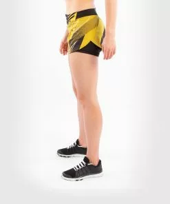 Jupe-Short Femme UFC Venum Authentic Fight Night - Jaune -Magasin D'usine Venum 1c8209adf8749f642b69f6381de141ec11598cd6 VNMUFC 00018 006 02