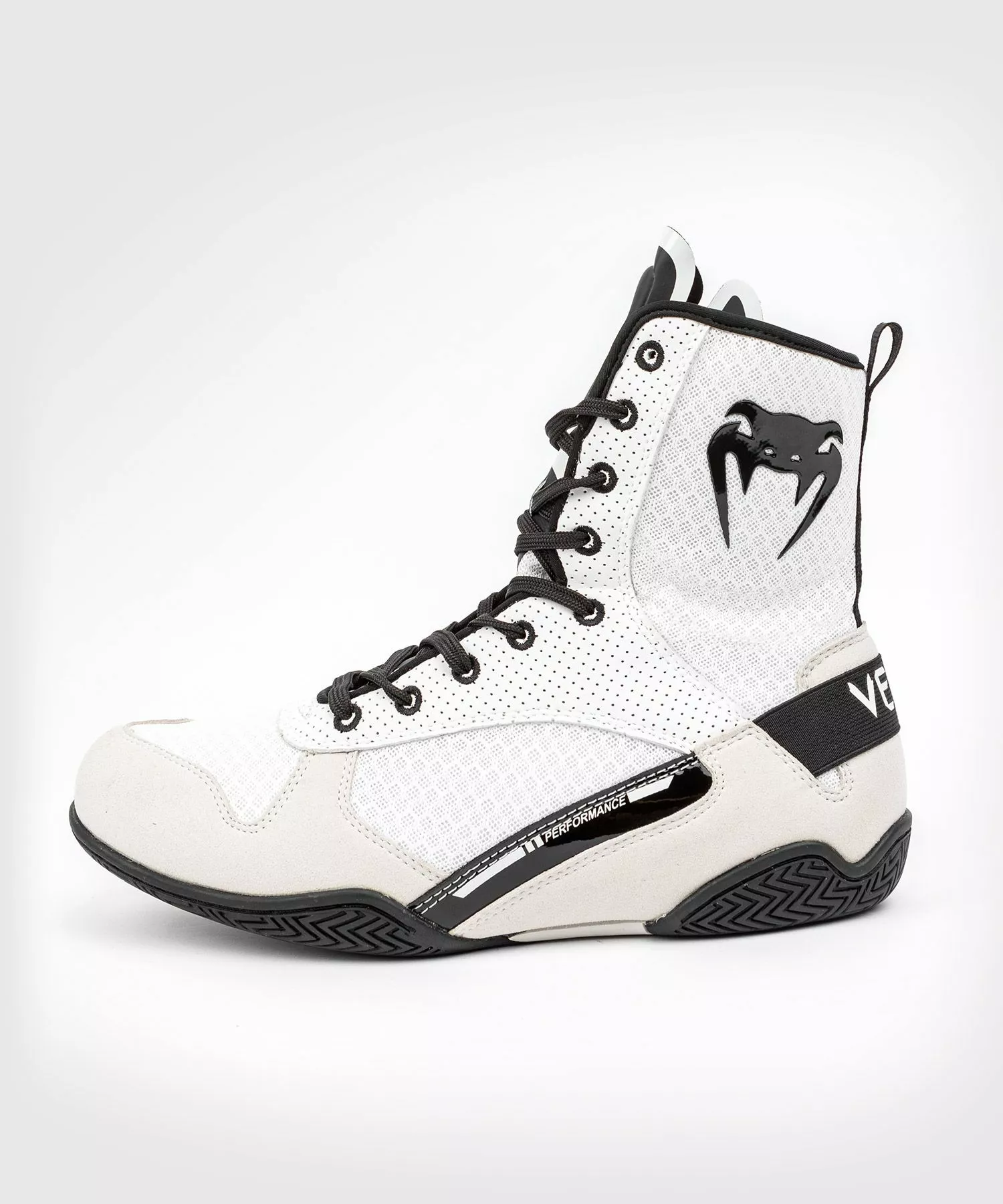 Chaussures De Boxe Venum Elite – Blanc/Noir 6 Chaussures De Boxe Venum Elite – Blanc/Noir – Image 4