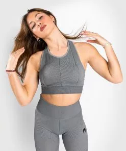 Brassière De Sport Venum Sparring Seamless - Pour Femmes - Gris Foncé