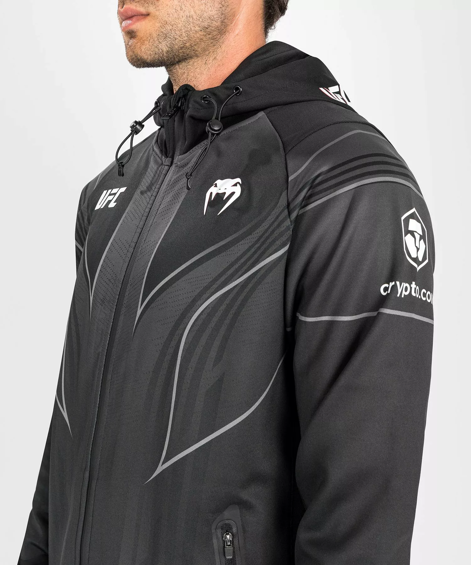 Sweat à Capuche Walkout UFC Venum Authentic Fight Night 2.0 Pour Homme - Noir 8 Sweat à Capuche Walkout UFC Venum Authentic Fight Night 2.0 Pour Homme - Noir – Image 6