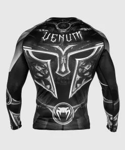 Rashguard Venum Gladiator 3.0 - Manches Longues -Magasin D'usine Venum 34158399cc9633b380c13b89ef1b1424a14c6625 RASH GLADIATOR LS BLACK WHITE HD 04