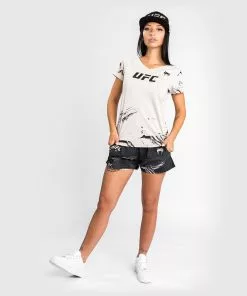 T-Shirt UFC Venum Authentic Fight Week 2.0 - Pour Femmes - Sable