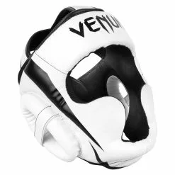 Casque De Boxe Venum Elite - Blanc/Noir - Taille Unique