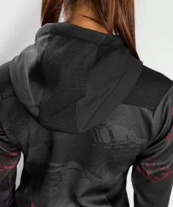 Sweatshirt Zippé UFC Venum Authentic Fight Week 2.0 - Pour Femmes - Noir/Rouge -Magasin D'usine Venum 59e8e18edd7764ee24b35a0f56f1e49251f2052a VNMUFC 00116 001 33