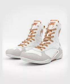 Chaussures De Boxe Venum Elite - Blanc/Or