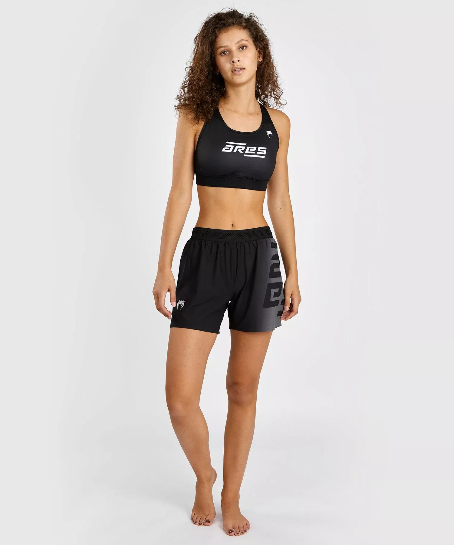 Fightshort Pour Femmes Venum X Ares - Noir 4 Fightshort Pour Femmes Venum X Ares - Noir – Image 2