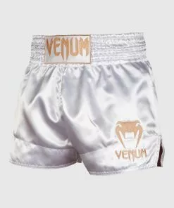 Venum Classic Muay Thai Short - Blanc/Or