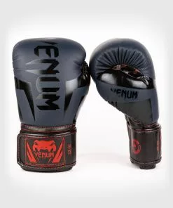 Gants De Boxe Venum Elite - Bleu Marine/Noir-Rouge