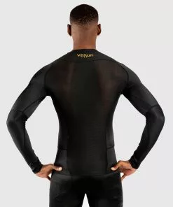 Rashguard Venum G-Fit - Manches Longues - Noir/Or -Magasin D'usine Venum 6c2f7a0e2d2e20737fb315a22b726e8cdb9110bc RASH LS GFIT BLACK GOLD SD 03