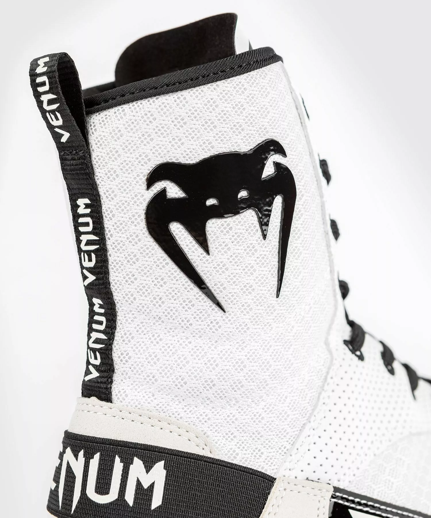 Chaussures De Boxe Venum Elite – Blanc/Noir 9 Chaussures De Boxe Venum Elite – Blanc/Noir – Image 7