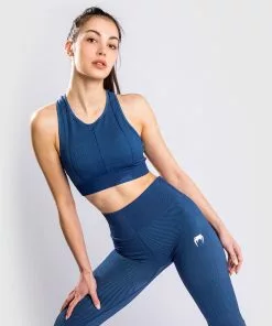 Brassière De Sport Venum Sparring Seamless - Pour Femmes - Bleu Canard