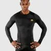 Rashguard Venum G-Fit - Manches Longues - Noir/Or -Magasin D'usine Venum 86fae1034c7c2c3da6b5d0da34ceb51c82685208 RASH LS GFIT BLACK GOLD SD 01