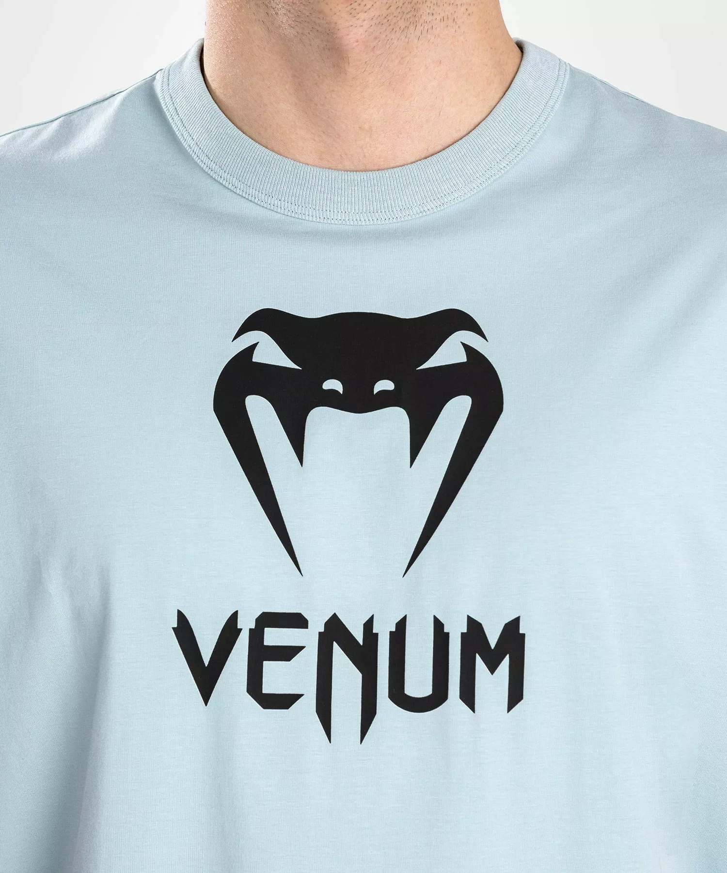 T-Shirt Venum Classic - Bleu Clair/Noir 7 T-Shirt Venum Classic - Bleu Clair/Noir – Image 5