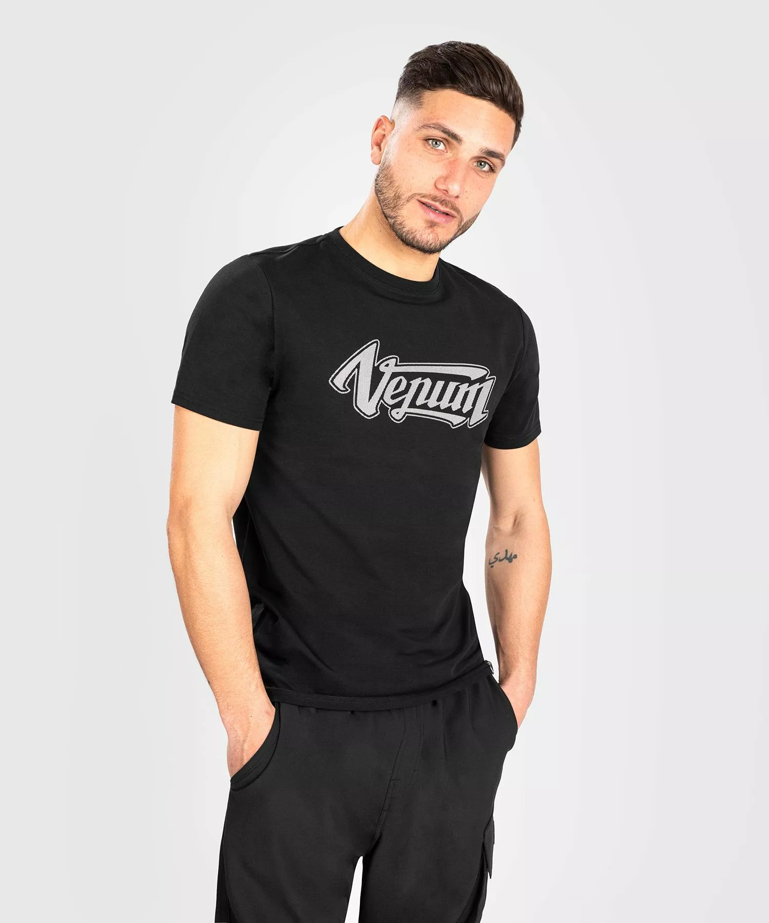 T-shirt Venum Absolute 2.0 - Coupe Ajustée - Noir/Argent 3 T-shirt Venum Absolute 2.0 - Coupe Ajustée - Noir/Argent