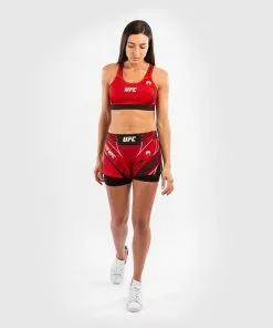 Fightshort Femme UFC Venum Authentic Fight Night - Coupe Courte - Rouge -Magasin D'usine Venum 9eb4898d71259696de9e8c016e038f0390149258 VNMUFC 00020 003 08