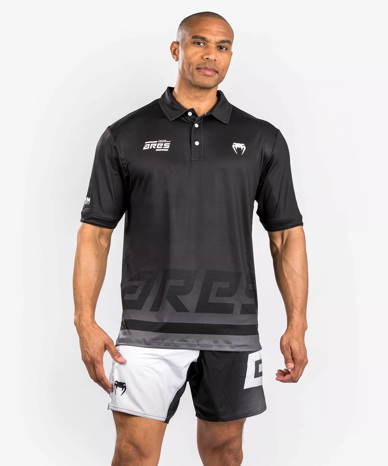 Dry Tech Polo Shirt Venum X Ares - Noir 3 Dry Tech Polo Shirt Venum X Ares - Noir