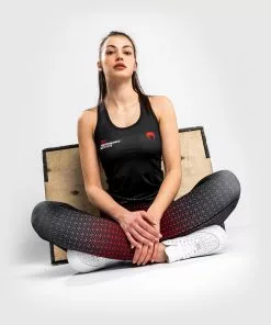 Débardeur Dry Tech UFC Venum Performance Institute - Pour Femmes - Noir/Rouge