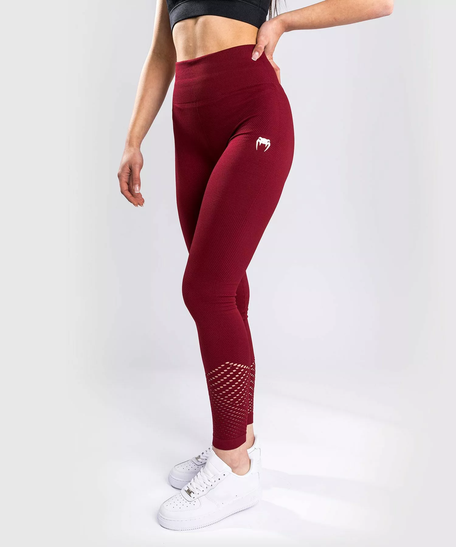 Leggings Venum Sparring Seamless - Bordeaux 4 Leggings Venum Sparring Seamless - Bordeaux – Image 2