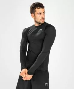 Rashguards Venum G-Fit Air à Manches Longues - Noir -Magasin D'usine Venum bbc913382dbf6e72f833c6e03d876099180dab1c Venum G Fit Air Rashguards Longsleeve Black 3