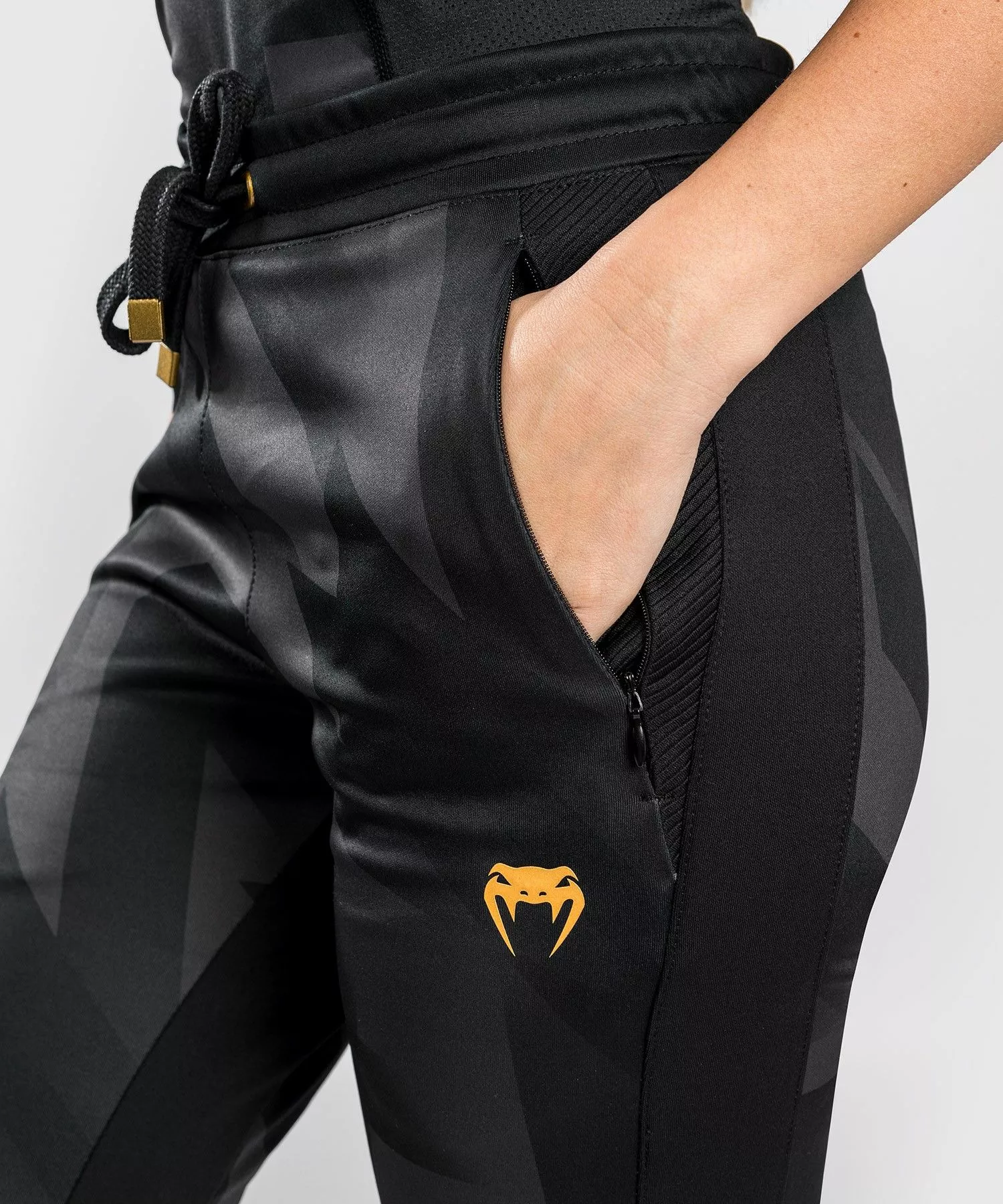 Pantalon De Jogging Venum Razor - Pour Femmes - Noir/Or 7 Pantalon De Jogging Venum Razor - Pour Femmes - Noir/Or – Image 5