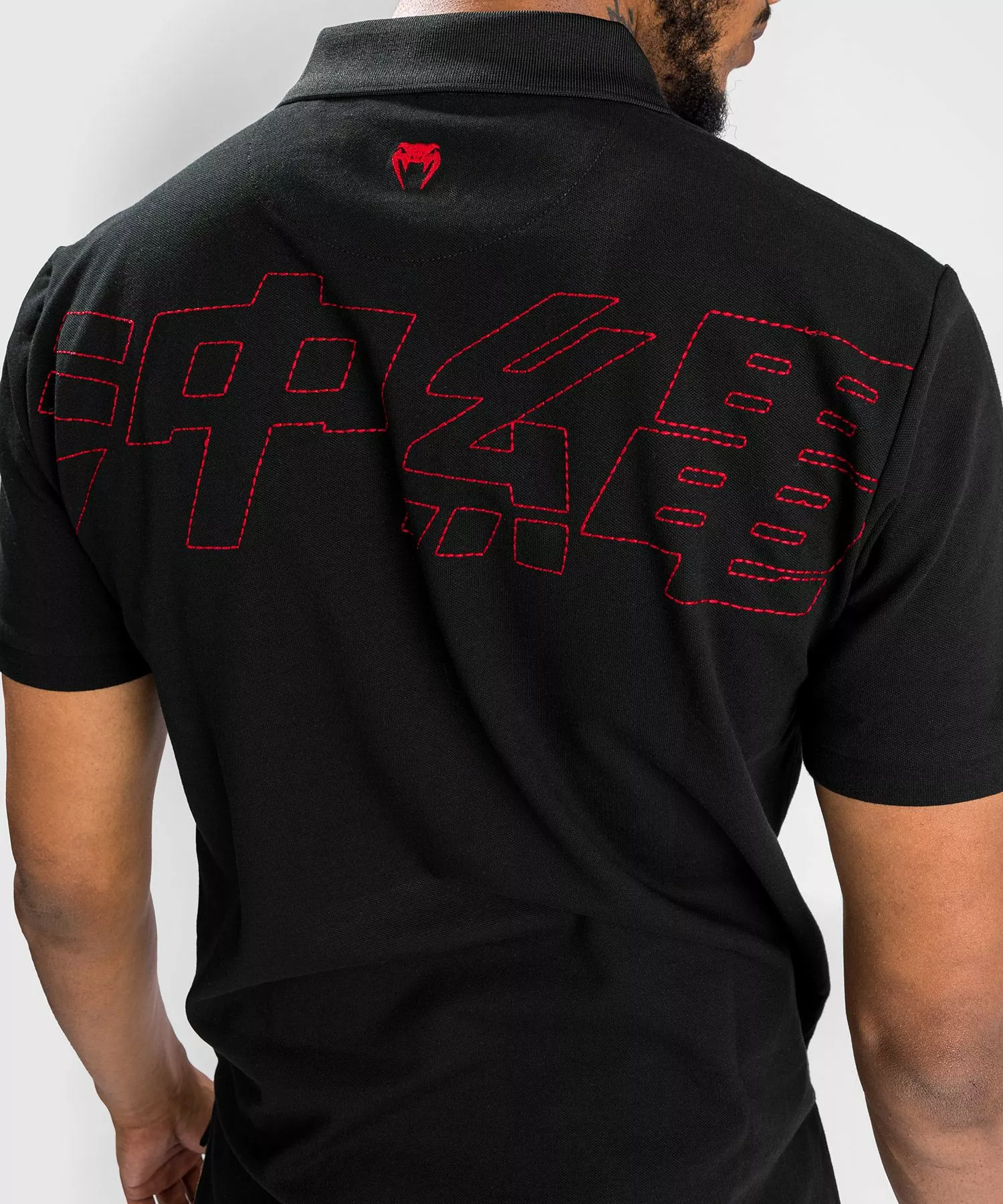 Polo Venum Okinawa 3.0- Noir/Rouge 7 Polo Venum Okinawa 3.0- Noir/Rouge – Image 5