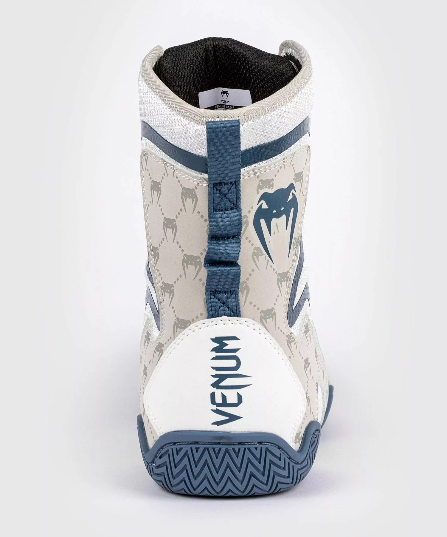 Chaussures De Boxe Venum Elite Evo Monogram – Blanc/Bleu 11 Chaussures De Boxe Venum Elite Evo Monogram – Blanc/Bleu – Image 9
