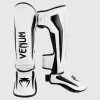 Protège-tibias Venum Elite - Blanc/Noir -Magasin D'usine Venum e4e3ea11e8bc9ff55d50be4ae8318a74631baa5d SHINGUARD ELITE WHITE BLACK HD 01