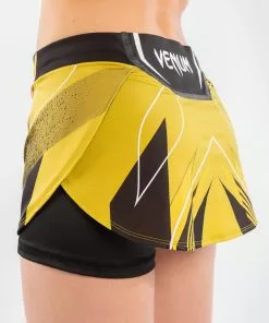 Jupe-Short Femme UFC Venum Authentic Fight Night - Jaune -Magasin D'usine Venum f0701e723695fb09bee87bbcd4f3f1738fb2121f VNMUFC 00018 006 06