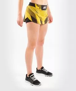 Jupe-Short Femme UFC Venum Authentic Fight Night - Jaune -Magasin D'usine Venum f1b3aa170297fc1b44b48da899a5aa1fb62cad5c VNMUFC 00018 006 03